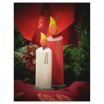 Christmas candle letterhead