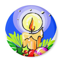 Christmas Candle magnets