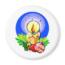 Christmas Candle magnets