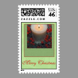 Christmas Candle Postage stamps