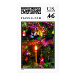 Christmas Candle Postage Stamps