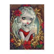 "Christmas Candle" Postcard