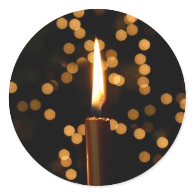 Christmas Candle stickers