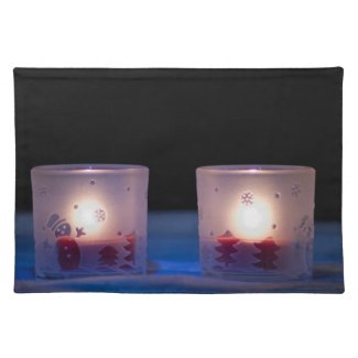 Christmas Candles 4 Place Mat