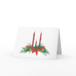 Christmas Candles Card Christmas Candles Card