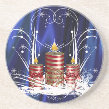 Christmas Candles Coaster