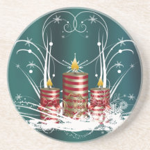 Christmas Candles Coaster