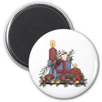 Christmas Candles magnet