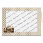 Christmas Candles Photo Card