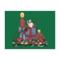 Christmas Candles Post Cards