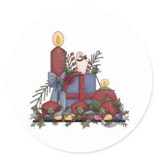 Christmas Candles sticker