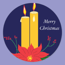 Christmas Candles sticker