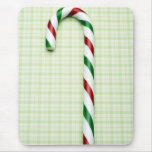 Christmas Candy Cane Mouse Pad
