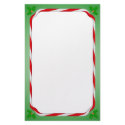 Christmas Candy Cane stationery