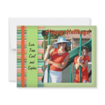Christmas Candy Stripes invitations by NicChic Christmas Candy Stripes invitations
