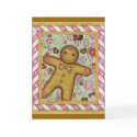 Christmas Card Big Gingerbread Boy