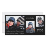 Christmas Card - Black photo cards