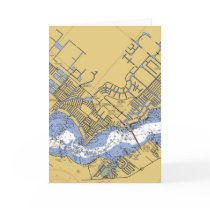 Christmas Card  Cape Coral Navigational Chart