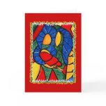 Christmas Card Colorful Holy Family Christmas Card Colorful Holy Family