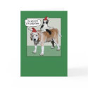 Christmas card: Dog and cat by chuckink Christmas card: Dog and cat
