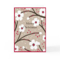Christmas Card - Flowers and Berries