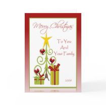 Christmas Card for Family, Friends, Co-Workers by WinterHolidayGifts Christmas Card for Family, Friends, Co-Workers