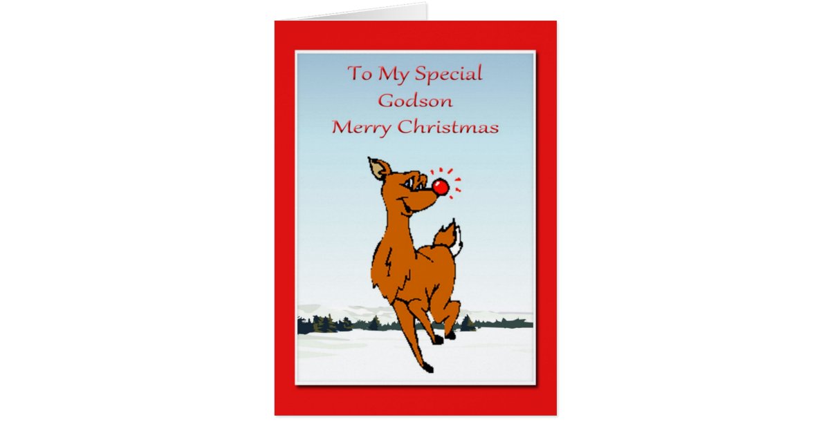 christmas card for godson zazzle christmas card for godson zazzle