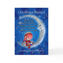Christmas card, for Godson - night before xmas