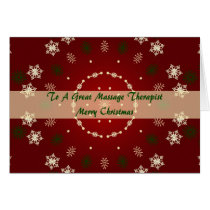 Christmas Card For Massage Therapist