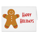 Christmas Card  - Gingerbread man