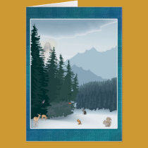 Christmas Card God's Trees cards