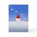 Christmas Card Kawaii Snowman Cute! by robmolily Christmas Card Kawaii Snowman Cute!