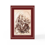 Christmas Card: Madonna & Christ Child holding Cat