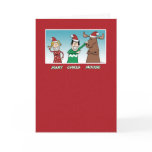 christmas card, funny christmas card, cartoon