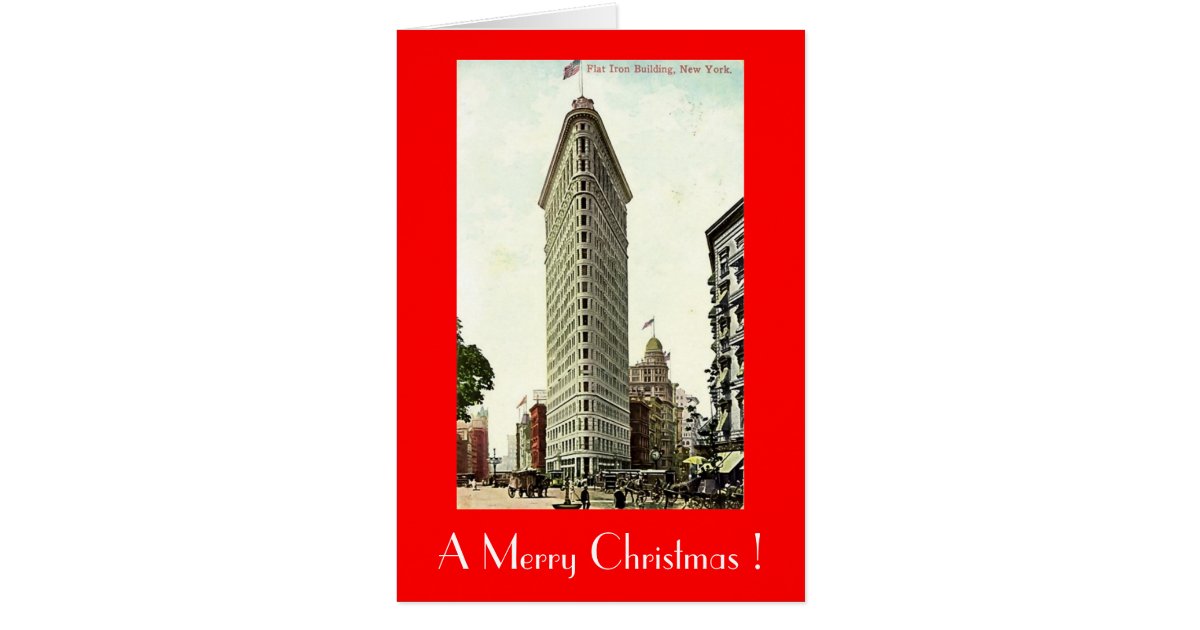 Christmas Card, New York City Card Zazzle