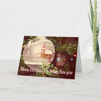 christmas card (Ornament) card