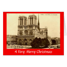 Christmas Card - Paris, Notre-Dame