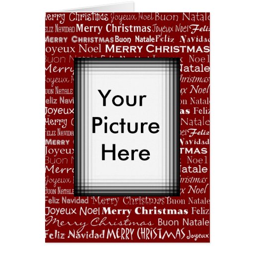 Christmas Card Picture Frame | Zazzle