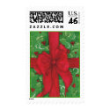 Christmas Card Present postage stamp