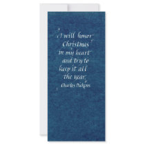 Christmas card rack cards