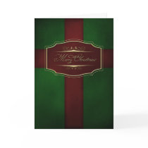 Christmas Card Red and Green
