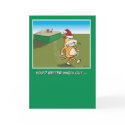 Christmas card: Sandy Claws Cat
