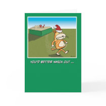Christmas card: Sandy Claws Cat by chuckink Christmas card: Sandy Claws Cat