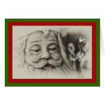 Christmas Card, Santa Claus, Template