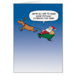 Christmas card: Santa's Cutbacks