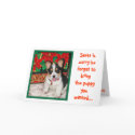 Christmas Card-Santa's Sorry He Forgot Your Puppy