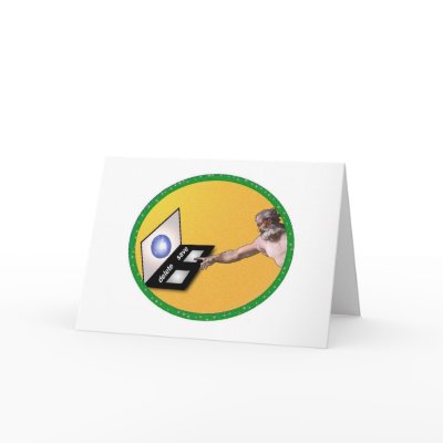 Christmas Card (Save vs. Delete Theme) by qshirts