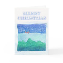 Christmas Card Silent Night by Susan M. Edgerton