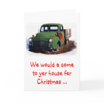 Christmas Card-Snazzy New Pickup