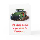 Christmas Card-Snazzy New Pickup